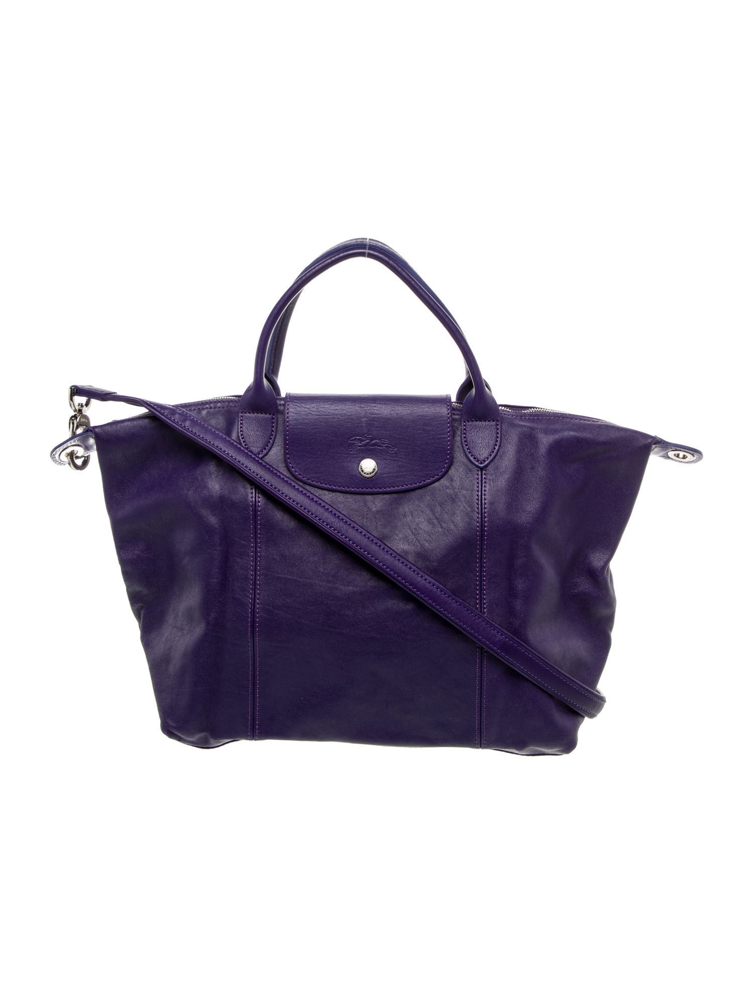 Longchamp Leather Top Handle Bag