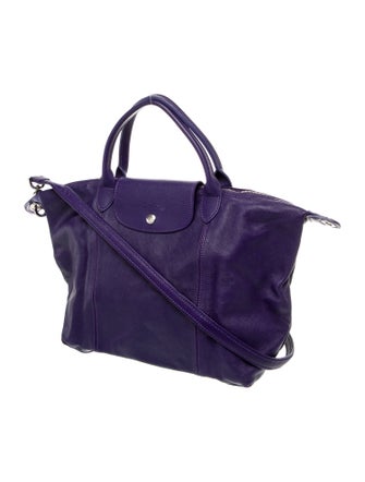 Longchamp Leather Top Handle Bag