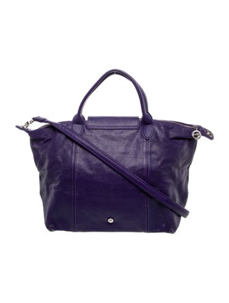 Longchamp Leather Top Handle Bag