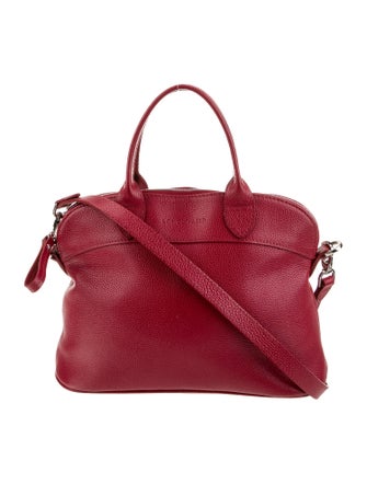 Longchamp Leather Top Handle Bag