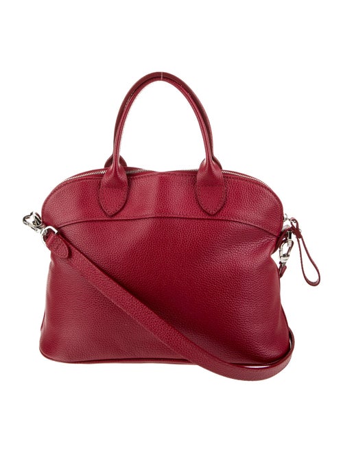 Longchamp Leather Top Handle Bag