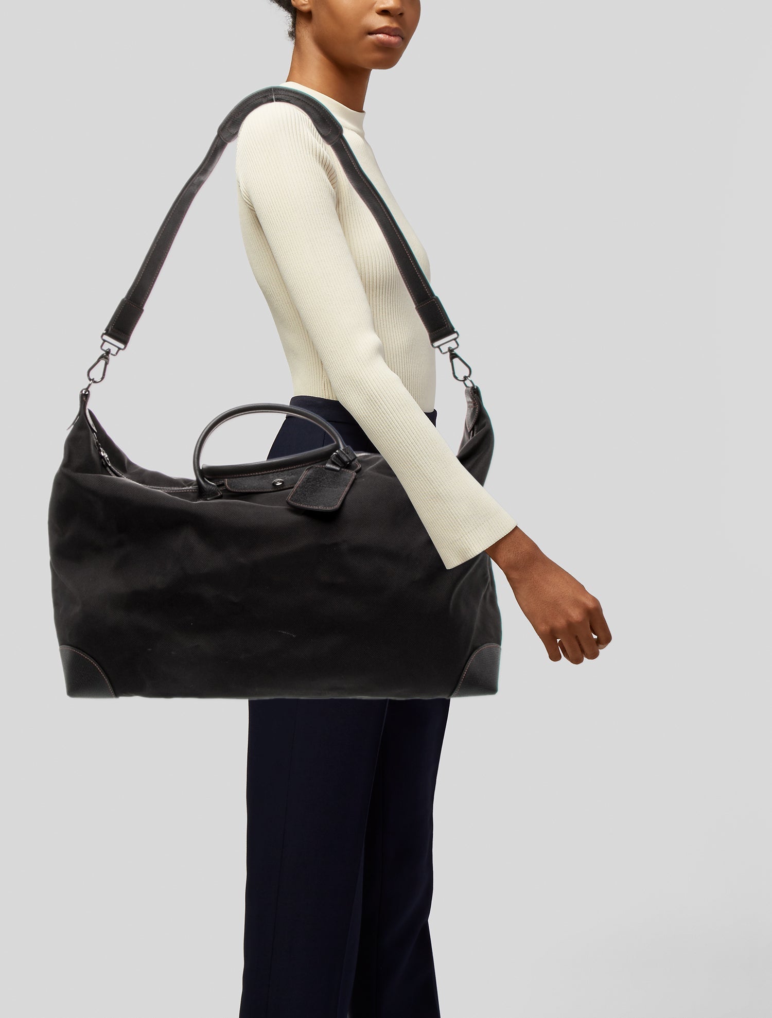 Longchamp Nylon Weekender Bag