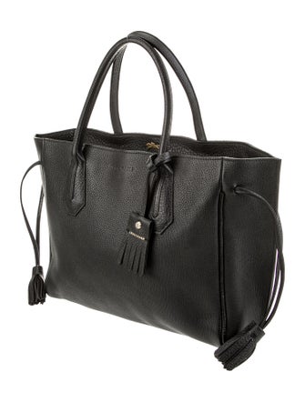 Longchamp Leather Top Handle Bag
