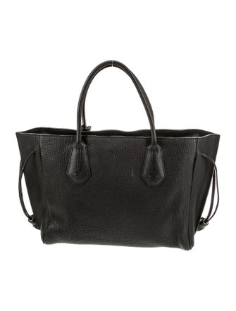 Longchamp Leather Top Handle Bag