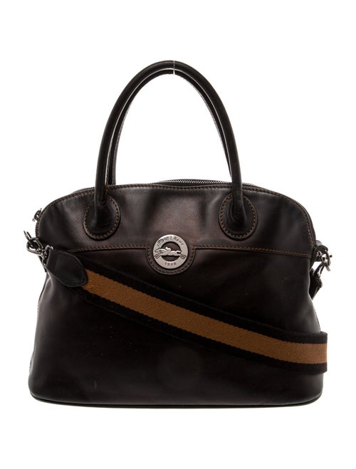 Longchamp Leather Top Handle Bag