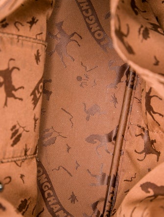 Longchamp Leather Top Handle Bag