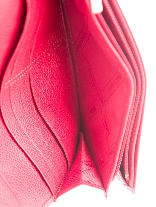 Longchamp Leather Continental Wallet
