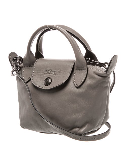 Longchamp Leather Top Handle Bag