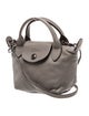 Longchamp Leather Top Handle Bag