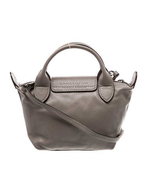 Longchamp Leather Top Handle Bag