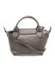 Longchamp Leather Top Handle Bag