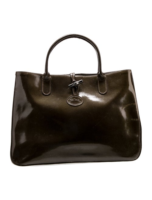 Longchamp Leather Top Handle Bag