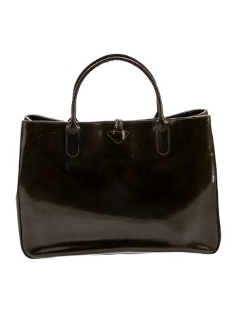 Longchamp Leather Top Handle Bag