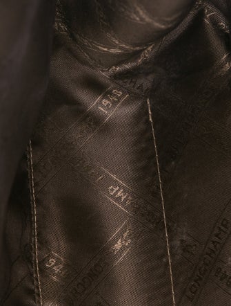 Longchamp Leather Top Handle Bag