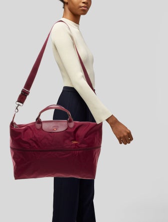 Longchamp Nylon Top Handle Bag