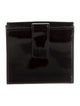 Longchamp Patent Leather Trifold Wallet