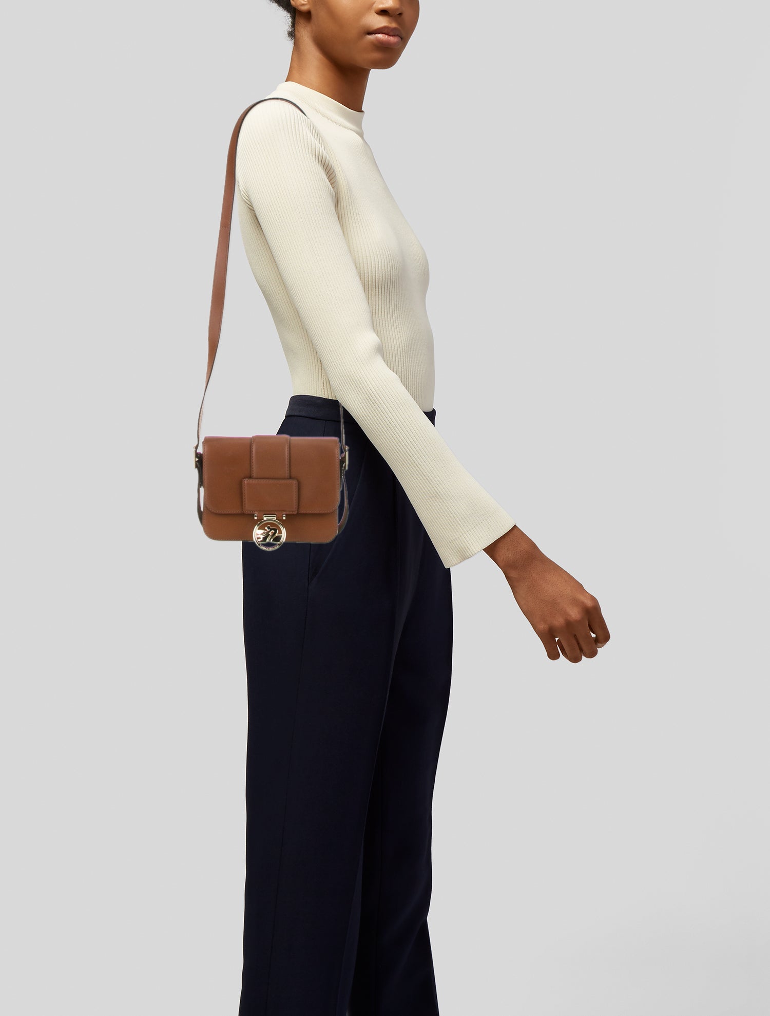 Longchamp Leather Crossbody Bag