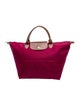 Longchamp Nylon Top Handle Bag
