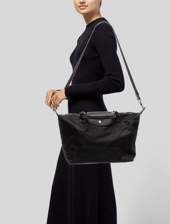 Longchamp Nylon Top Handle Bag