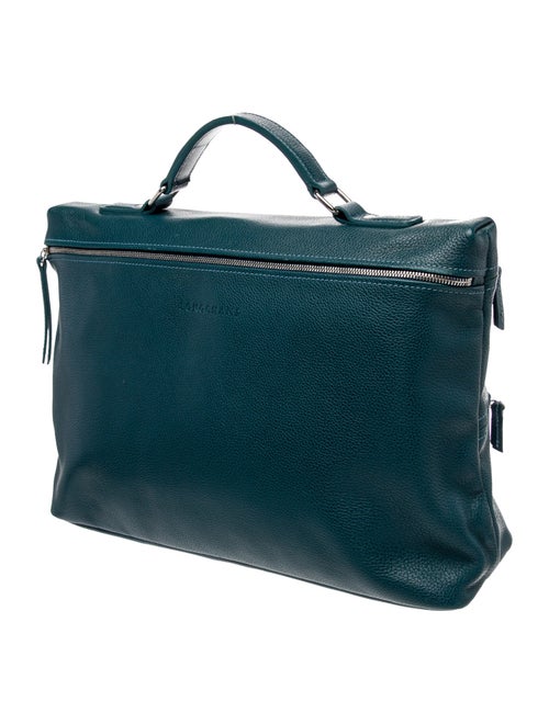 Longchamp Leather Top Handle Bag