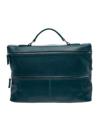 Longchamp Leather Top Handle Bag