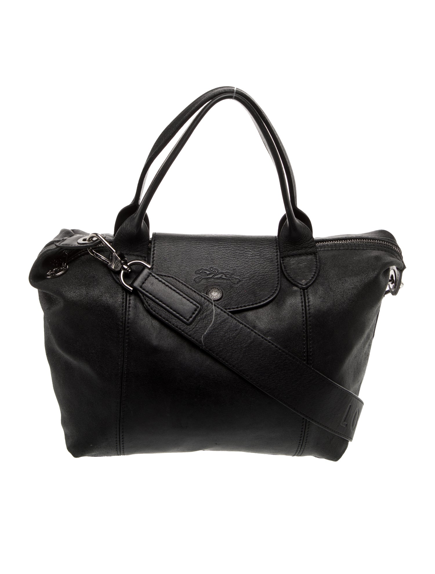 Longchamp Leather Top Handle Bag
