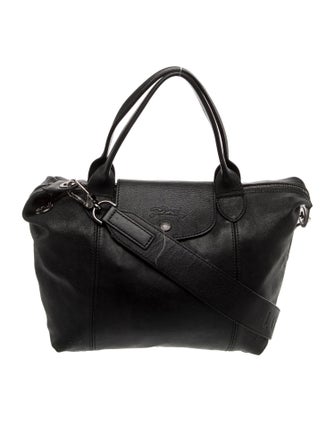 Longchamp Leather Top Handle Bag