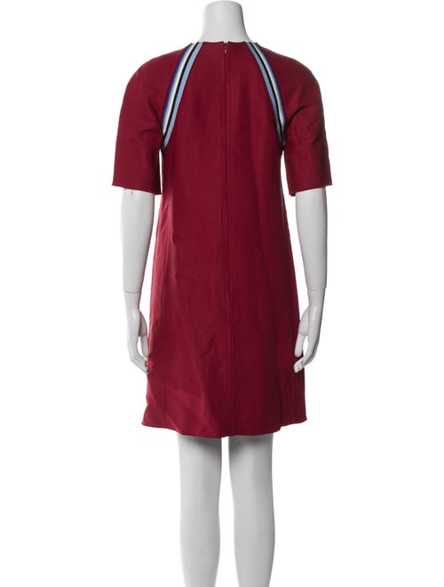 Longchamp Crew Neck Mini Dress