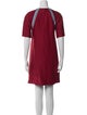 Longchamp Crew Neck Mini Dress