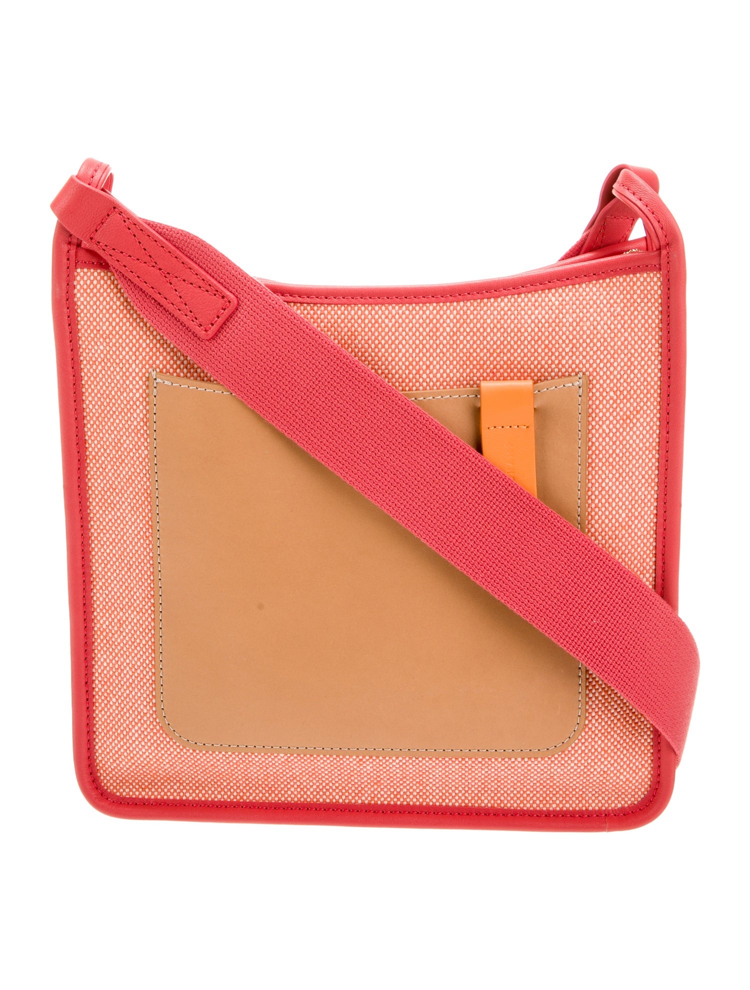 Longchamp Canvas Messenger Bag