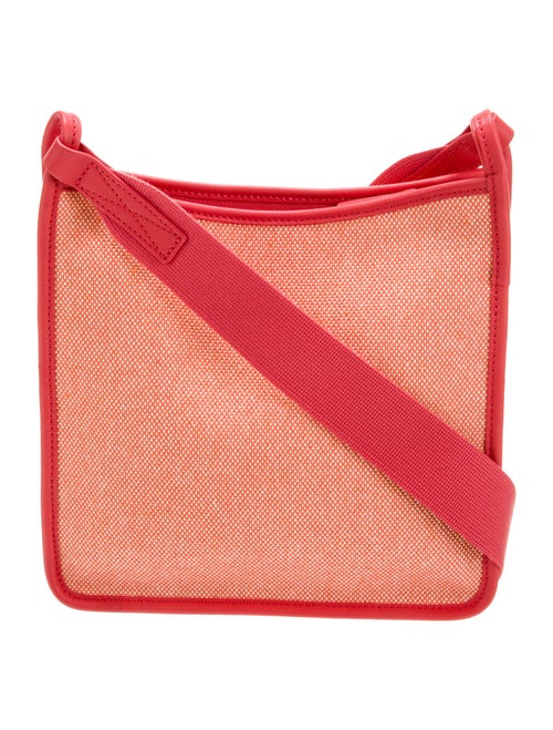 Longchamp Canvas Messenger Bag