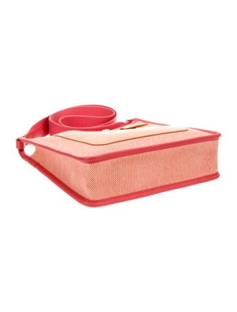 Longchamp Canvas Messenger Bag