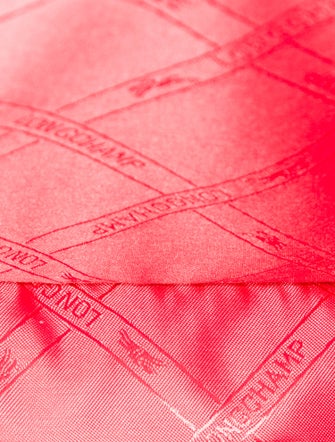 Longchamp Canvas Messenger Bag