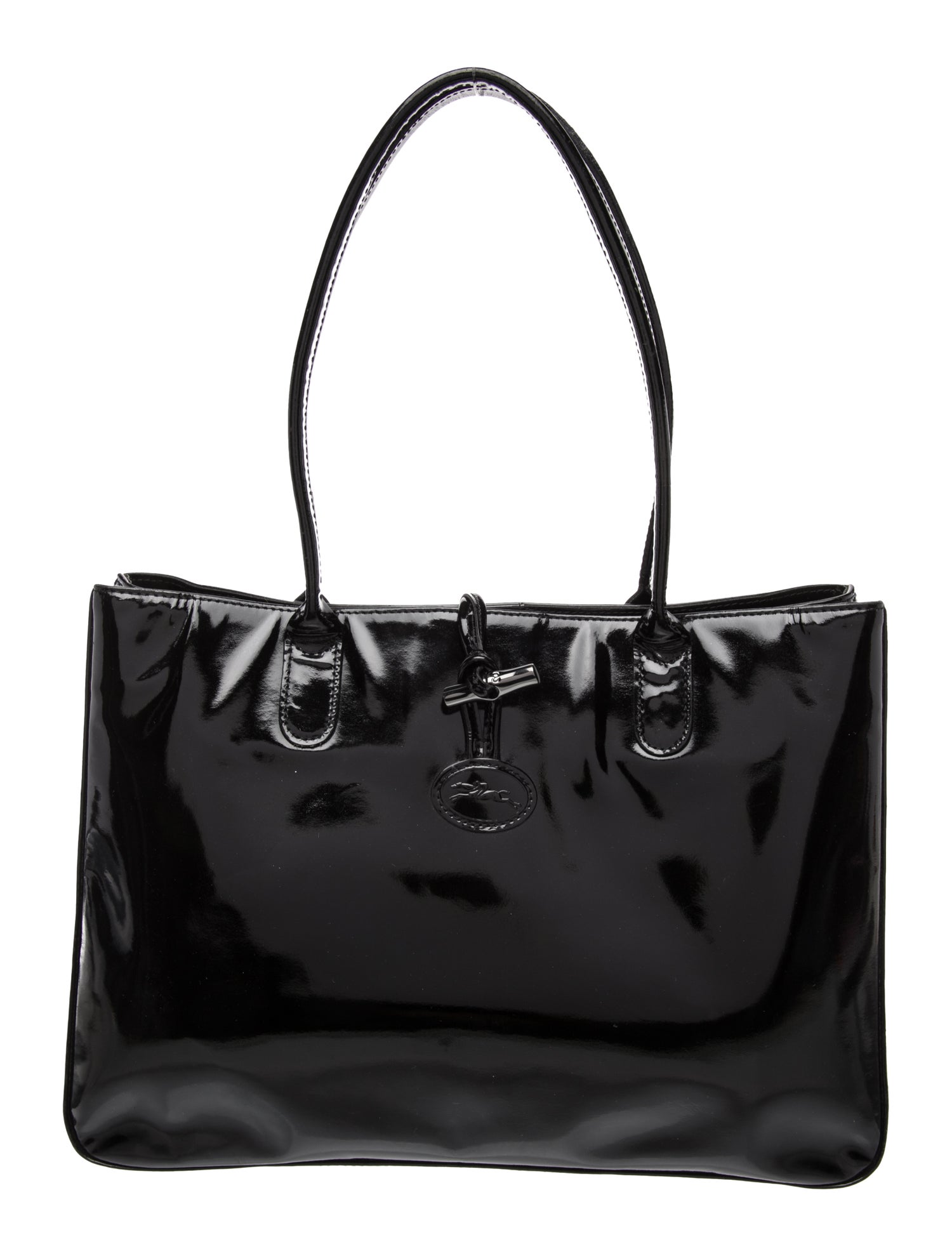 Longchamp Patent Leather Tote