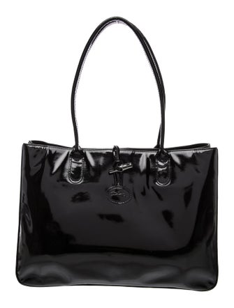 Longchamp Patent Leather Tote