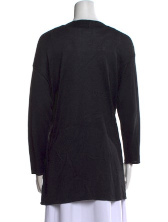 Longchamp Silk V-Neck Sweater