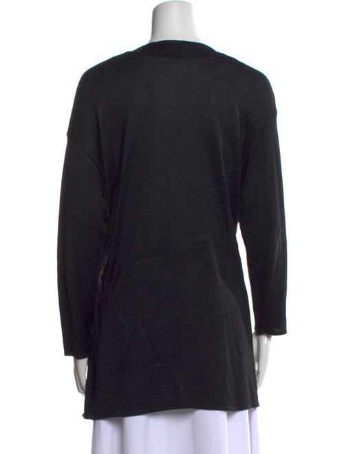 Longchamp Silk V-Neck Sweater