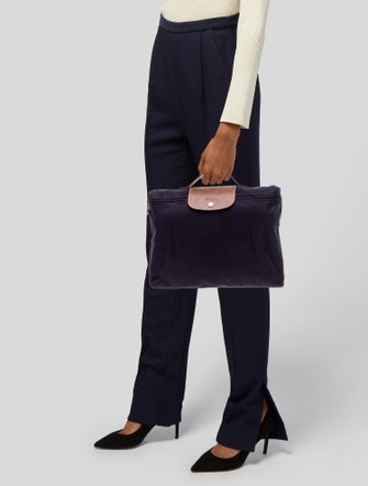 Longchamp Nylon Top Handle Bag