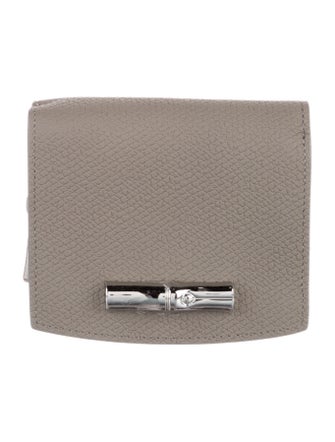 Longchamp Leather Compact Wallet