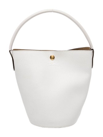 Longchamp Leather Bucket Bag