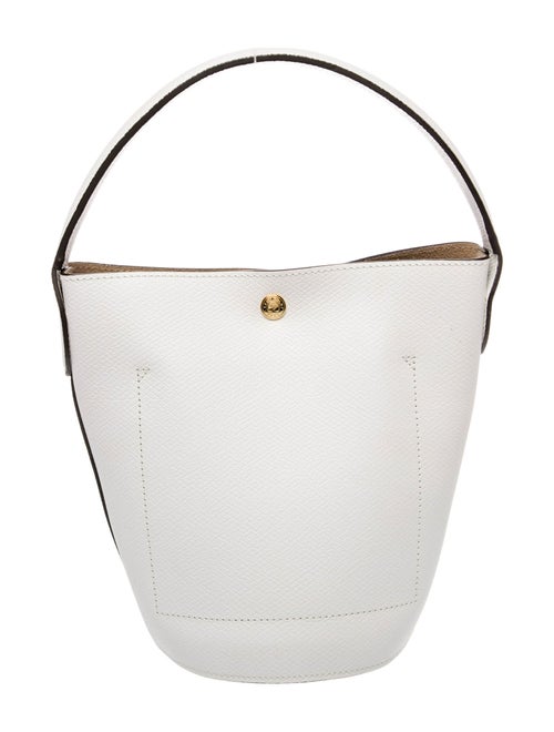 Longchamp Leather Bucket Bag
