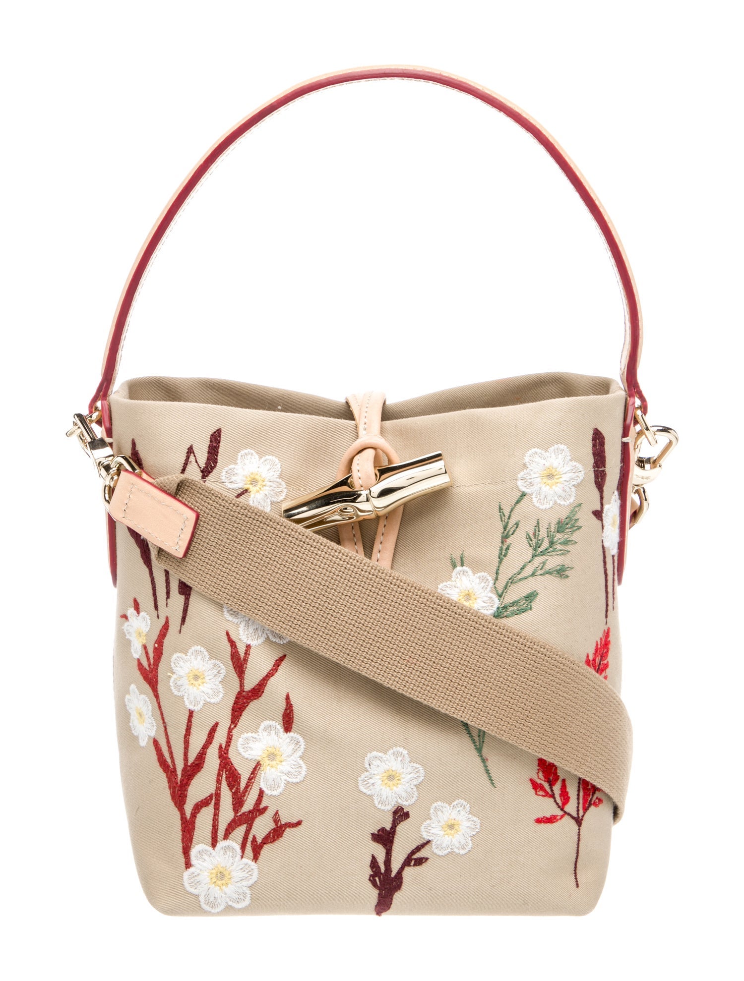 Longchamp Canvas Le Roseau XS