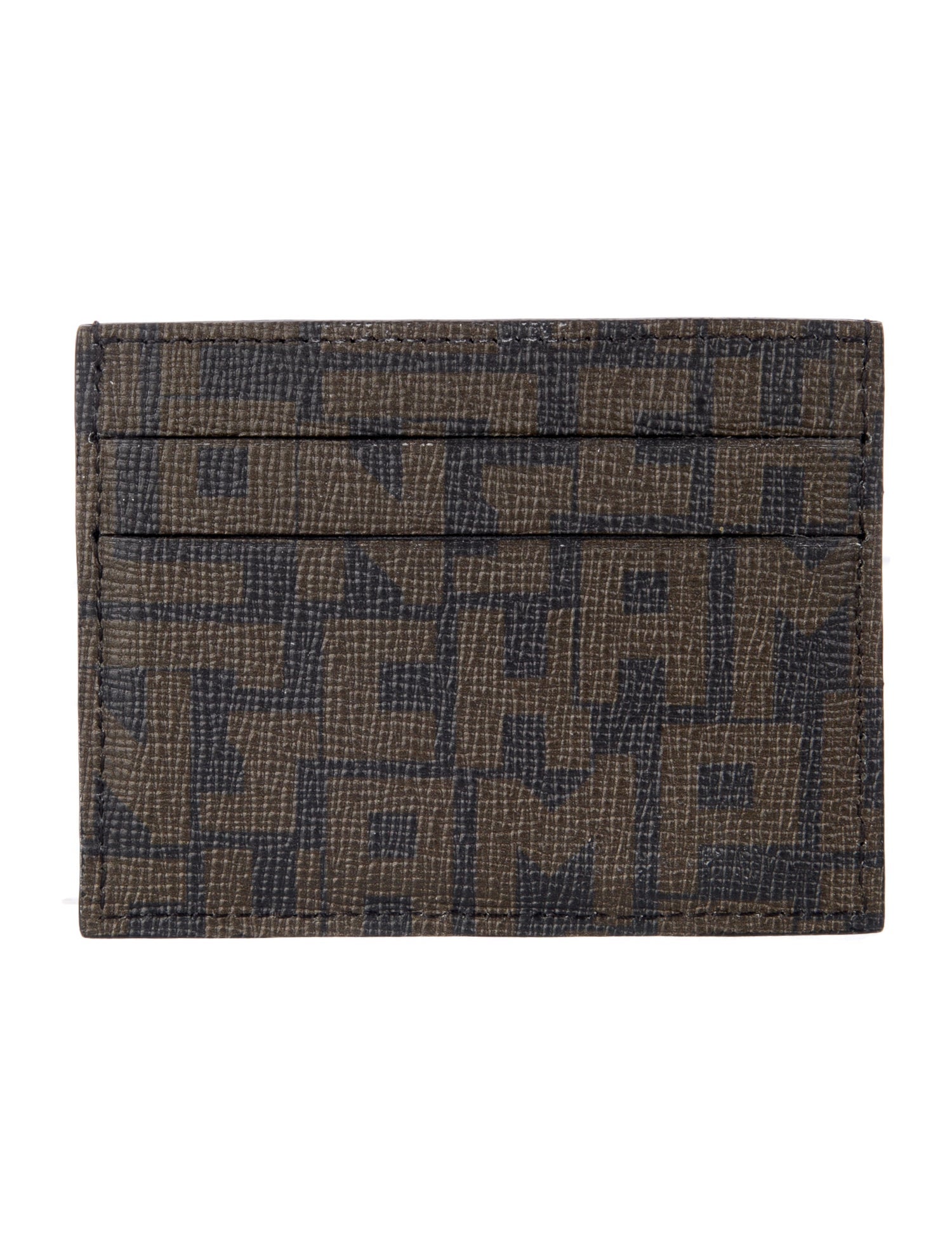 Longchamp Leather Printed Card Holder