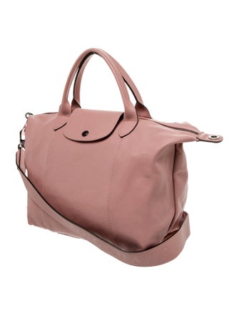 Longchamp Leather Top Handle Bag