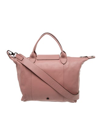 Longchamp Leather Top Handle Bag