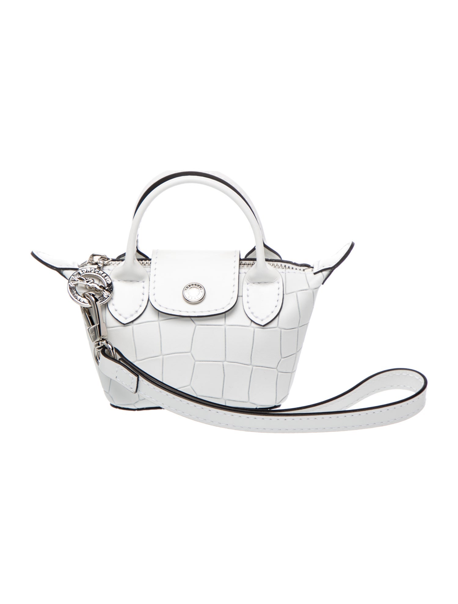 Longchamp Embossed Leather Clutch