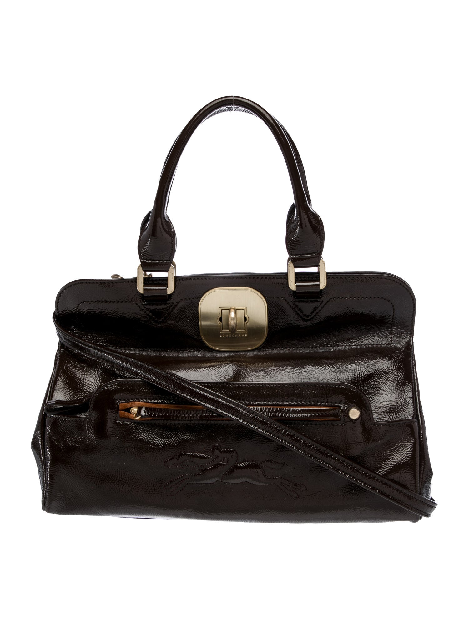 Longchamp Patent Leather Gatsby