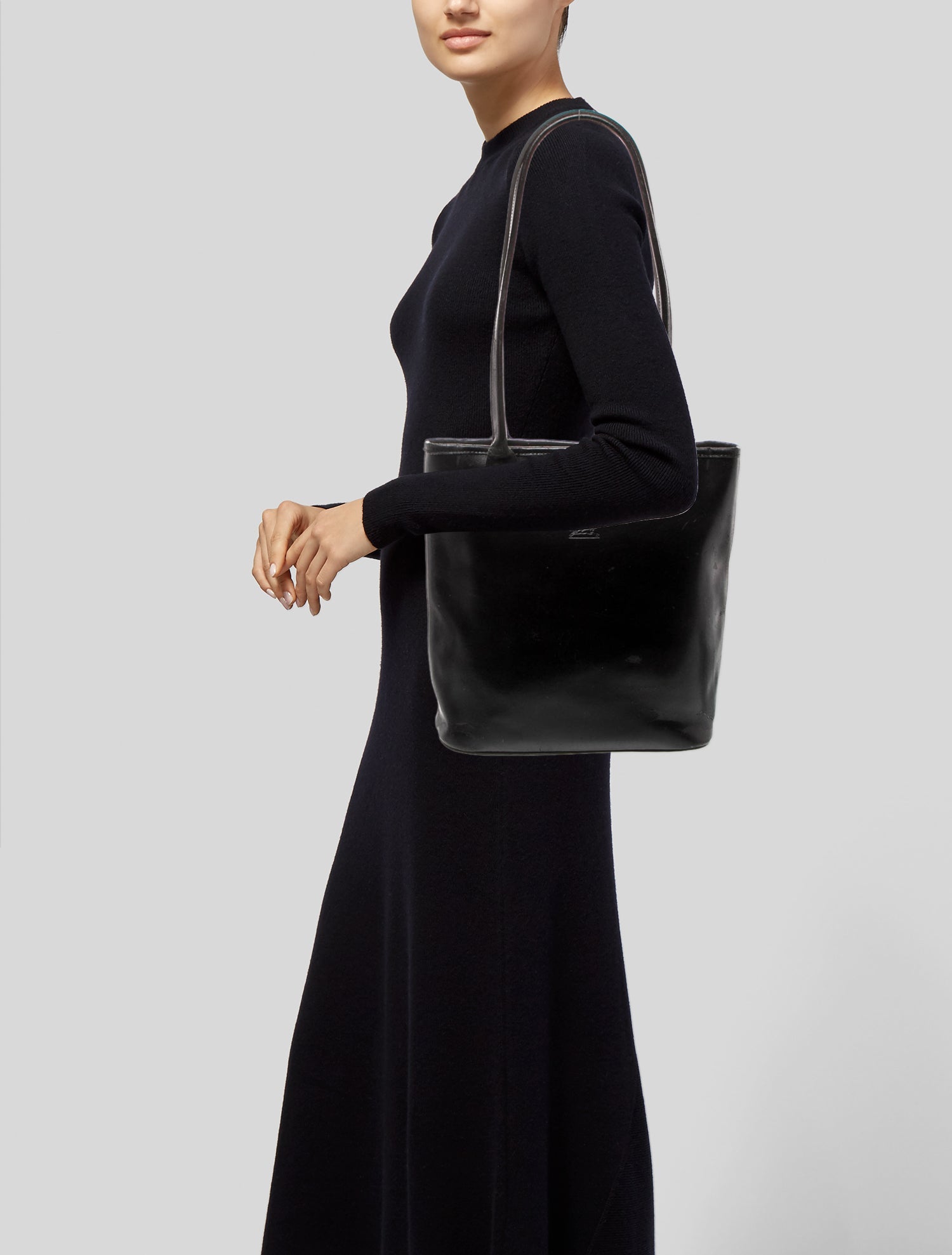 Longchamp Leather Shoulder Bag Vintage