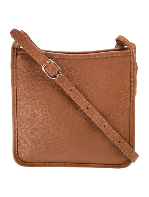 Longchamp Leather Messenger Bag