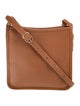 Longchamp Leather Messenger Bag